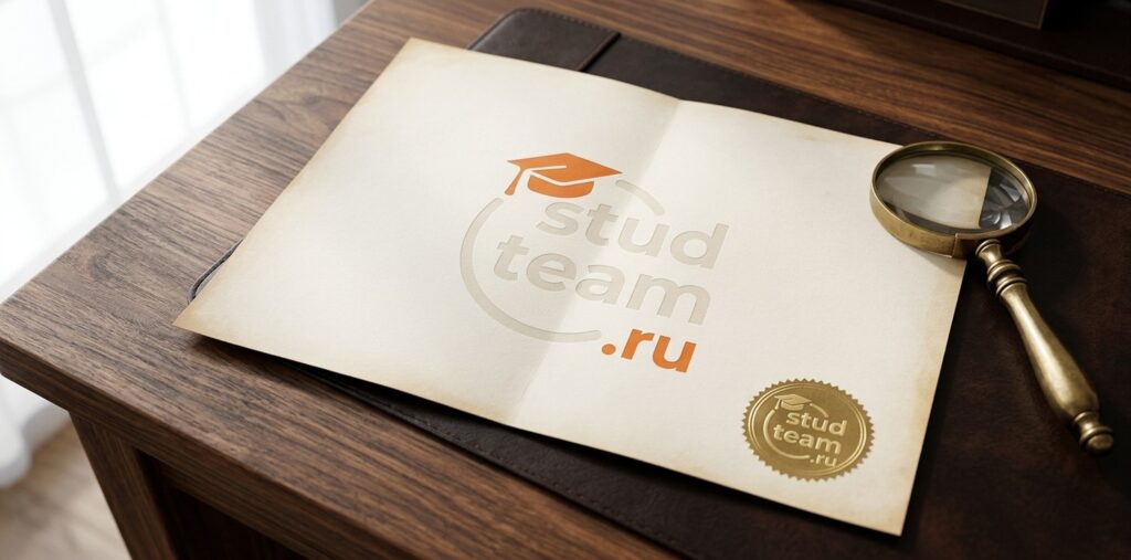 an open diploma document on a dark wooden desk