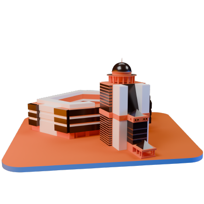 3D-модель здания Новосибирского государственного университета