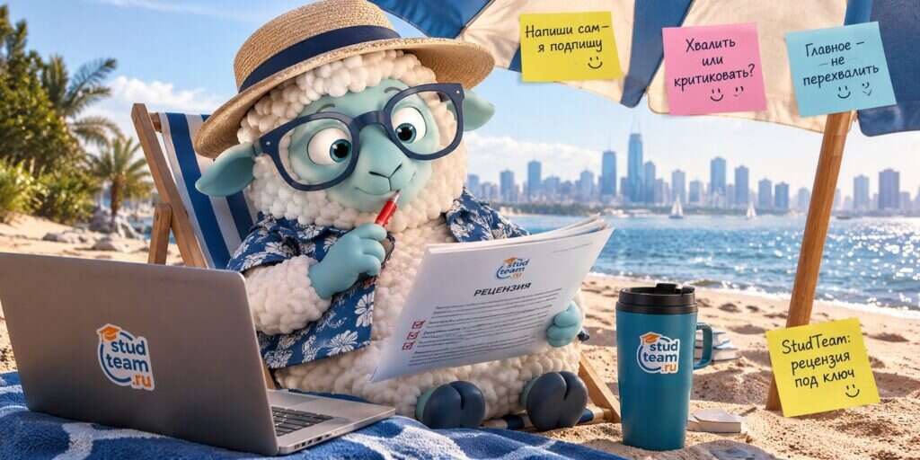 the sheep is sitting on a city beach